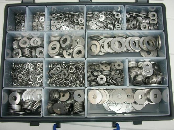 Hovedbilde Rustfritt stoppskive sett A2