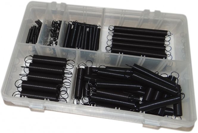 Hovedbilde 125stk strekkfjører sorte